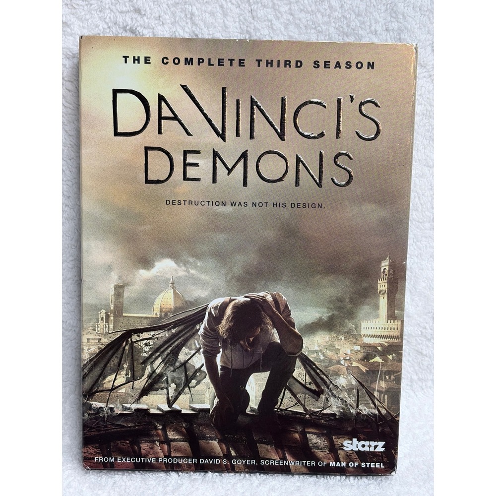 Da Vinci's Demons The Complete Third Season DVD 3-Disc Set Starz David S Goyer